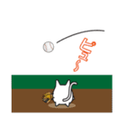 猫ぽん野球 2（個別スタンプ：26）