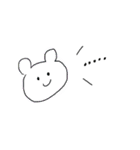 くまのなきごえはくま。（個別スタンプ：17）