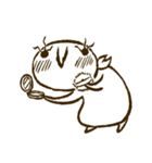 よく食べる あんこちゃん（個別スタンプ：25）