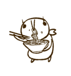 よく食べる あんこちゃん（個別スタンプ：35）