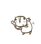 よく食べる あんこちゃん（個別スタンプ：36）