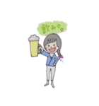 がんばれ！働く女の子！！（個別スタンプ：16）