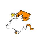 たべねこ しろさん（個別スタンプ：9）