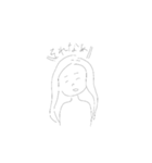 ゆるふわなおんなのこたち（個別スタンプ：24）