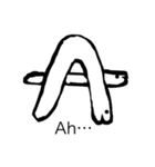 へびアルファベット（個別スタンプ：1）