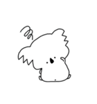 メタボコアラ （文字なし）（個別スタンプ：4）