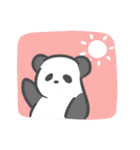 無表情だけど愛くるしいパンダちゃん（個別スタンプ：1）