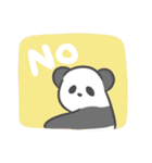 無表情だけど愛くるしいパンダちゃん（個別スタンプ：5）