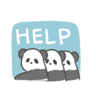 無表情だけど愛くるしいパンダちゃん（個別スタンプ：11）