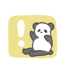 無表情だけど愛くるしいパンダちゃん（個別スタンプ：16）