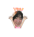 ゆみねぇの顔スタンプ（個別スタンプ：4）