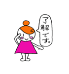 おだんごオレンジちゃん（個別スタンプ：2）