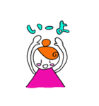 おだんごオレンジちゃん（個別スタンプ：4）