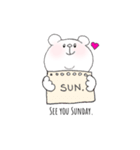しろくまんちゃん。（個別スタンプ：8）