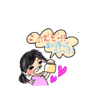 夏 あつい 飲むぞ（個別スタンプ：6）