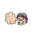 夏 あつい 飲むぞ（個別スタンプ：7）