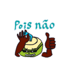 ブラジルの話すココヤシ君（個別スタンプ：2）