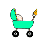赤ちゃんとの毎日*Happy days*（個別スタンプ：21）