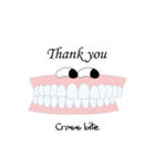 歯列矯正・不正咬合スタンプEnglishversion（個別スタンプ：3）