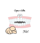 歯列矯正・不正咬合スタンプEnglishversion（個別スタンプ：6）