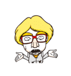 愉快な眼鏡と不愉快な仲間たち（個別スタンプ：22）