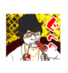 愉快な眼鏡と不愉快な仲間たち（個別スタンプ：36）