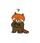 レッサーパンダのレッ太（個別スタンプ：1）