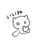 猫耳くらげ（個別スタンプ：12）