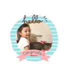 あやめさんとぽんきちの日常1歳4ヶ月まで（個別スタンプ：1）