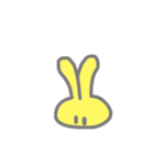 笑わないウサチャン（個別スタンプ：10）