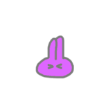 笑わないウサチャン（個別スタンプ：11）
