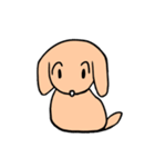 ゆるゆるミニチュアダックス手書きスタンプ（個別スタンプ：2）