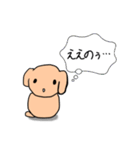 ゆるゆるミニチュアダックス手書きスタンプ（個別スタンプ：34）