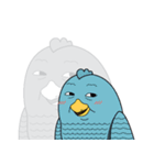 率直な動物の友達！（個別スタンプ：3）