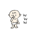 おむつ一丁赤ちゃん（個別スタンプ：2）