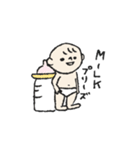 おむつ一丁赤ちゃん（個別スタンプ：40）