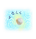 アンモちゃんと夏の海（個別スタンプ：6）