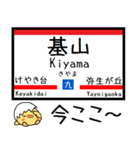 九州 鹿児島本線 気軽に今この駅だよ！2（個別スタンプ：13）