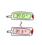あなたと私 体調管理スタンプ（個別スタンプ：12）