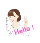 女子の呟き(英語版)（個別スタンプ：23）