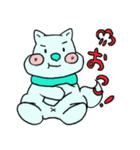 みどりのわんこ（個別スタンプ：13）