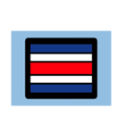 国際信号旗 簡易版（個別スタンプ：3）