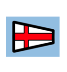 国際信号旗 簡易版（個別スタンプ：35）