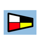 国際信号旗 簡易版（個別スタンプ：36）