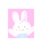 ふわふわかわいいうさぎ（個別スタンプ：5）