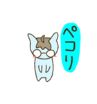 simple cat people（個別スタンプ：7）