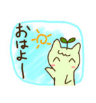 simple cat people（個別スタンプ：17）