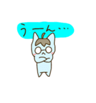 simple cat people（個別スタンプ：25）