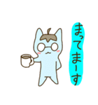 simple cat people（個別スタンプ：28）