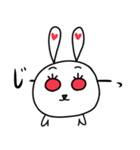 赤目うさぎ（個別スタンプ：33）